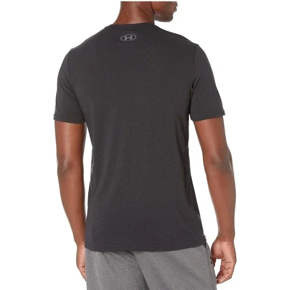 Under Armour Men's Baseball Script T-Shirt, Black/Mod Gray,‎ Size Small NWT - Picture 2 of 2